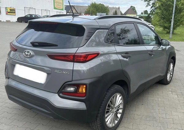 Hyundai Kona cena 51449 przebieg: 123200, rok produkcji 2019 z Gubin małe 154